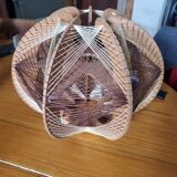 Scandinavian suspension wood and wire