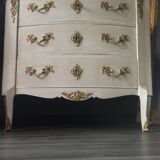 Patinated chest of drawers Louis XV style