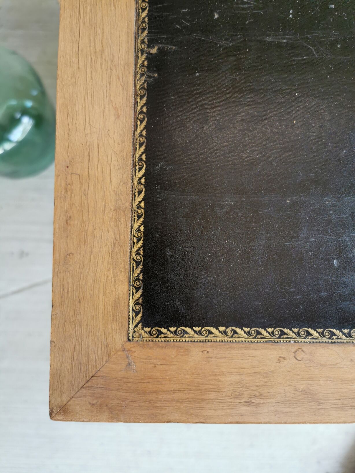 Semainier secretary Henri II in walnut and erable speckled