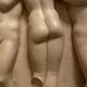 Bas relief of the three graces antiquity molding of the Louvre