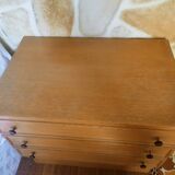 Bedside 3 drawers in light wood
