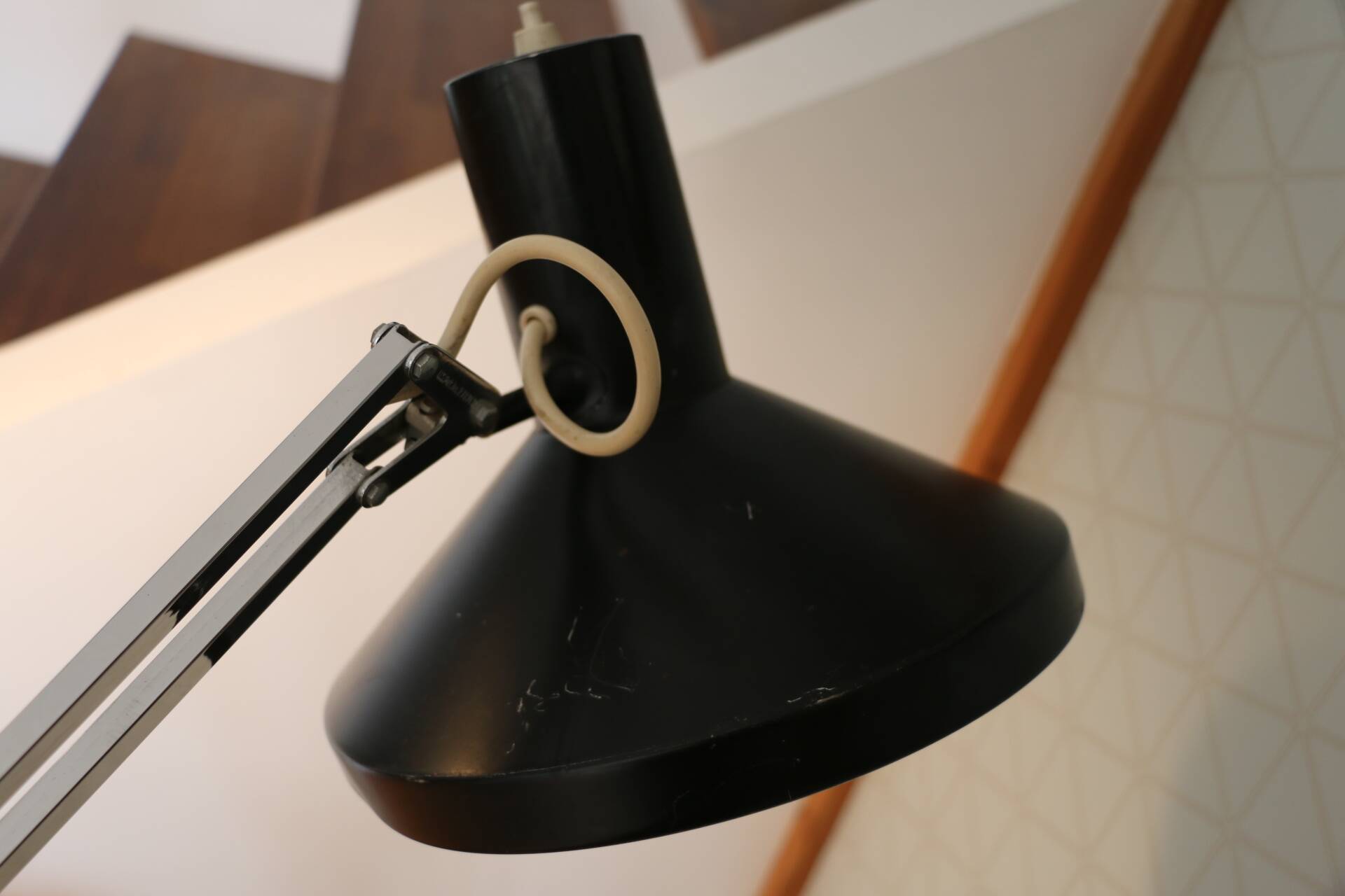 Luxo l1n black clamp lamp jacob jacobsen