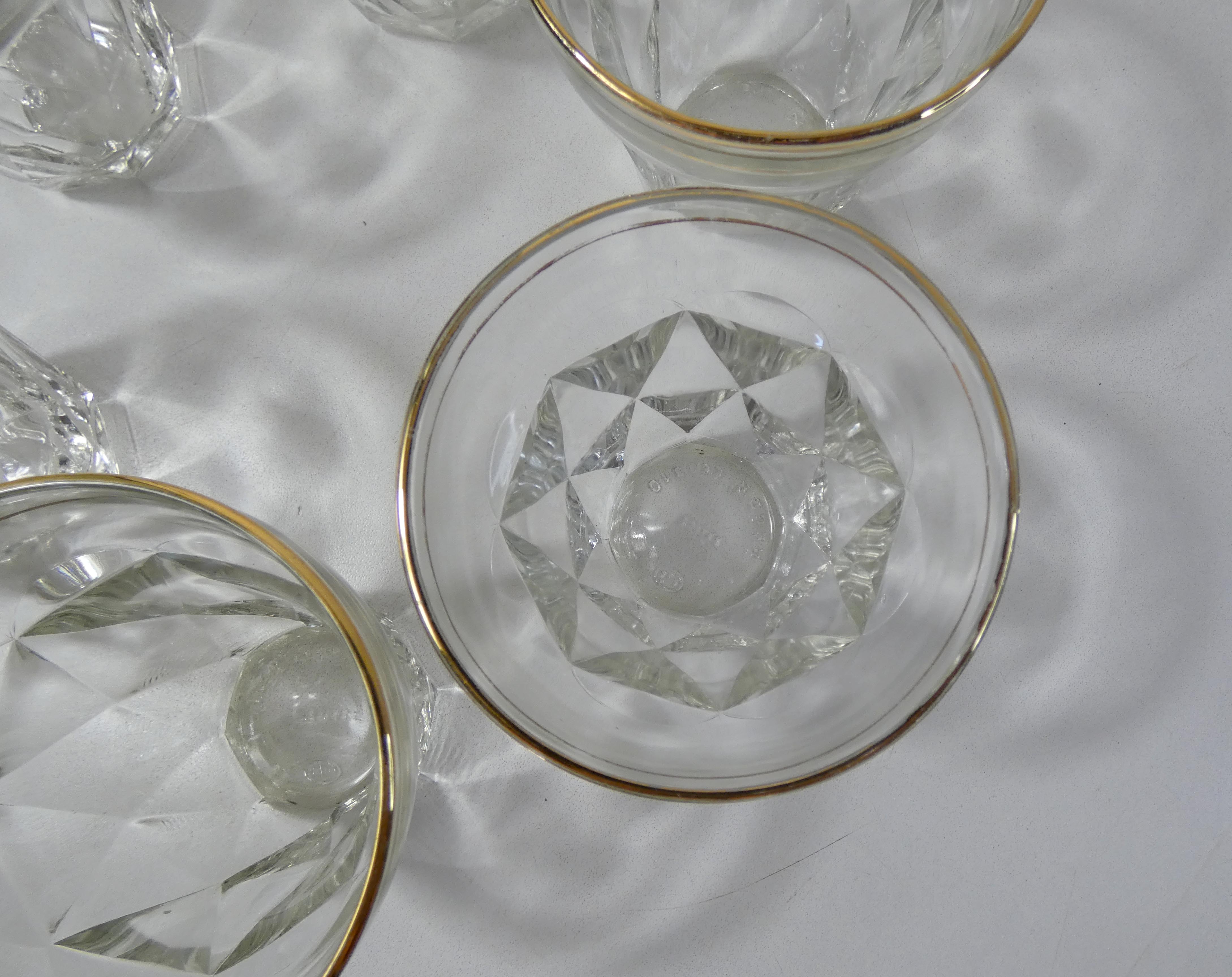 6 bistro glasses