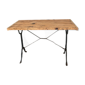 table de bistrot industrielle
