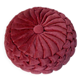 pleated velvet cushion