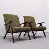 Easy Chair Model B 310 Var in Green Boucle