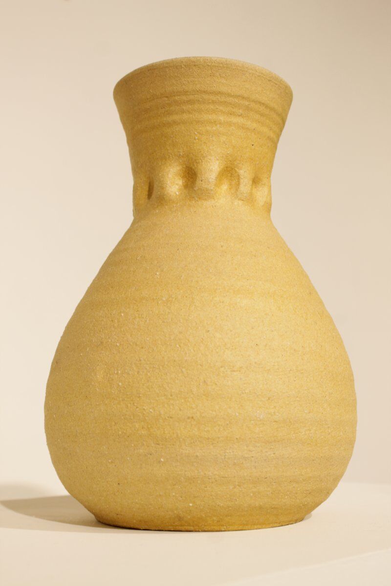 Large vase signed - Accolay pottery