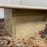 Travertine coffee table from the 70s