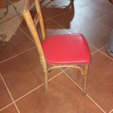 Chaise bistrot rouge
