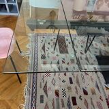 Extensible dining table (180-260) glass Roche Bobois
