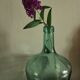 Dame Jeanne bonbonne glass green Viresa