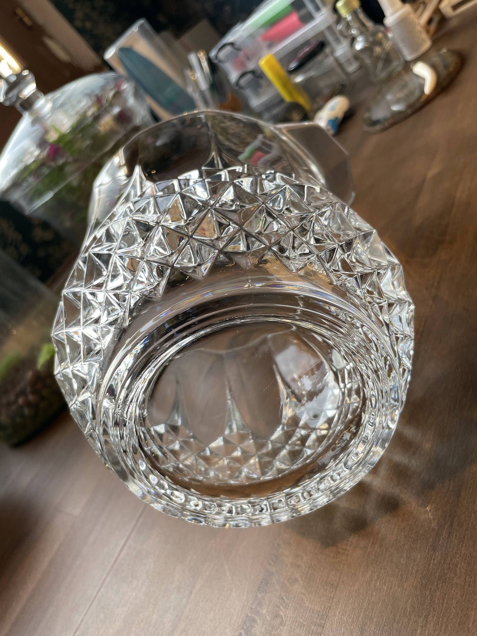 Champagne or ice bucket, Cristal d’Arques, "Longchamp" Collection