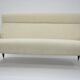 Canapé Danemark années 1960 bouclé beige
