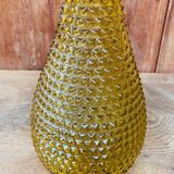 Italian carafe Empoli amber from the 70s