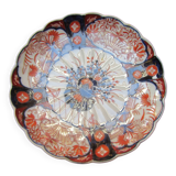 Antique asian imari plate, japan, 19th century, floral decoration