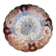 Antique asian imari plate, japan, 19th century, floral decoration