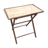 Wooden folding table