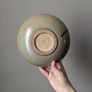 Vase ou vide poche céramique artisanale design japonisant japandi grès