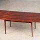 Table extensible scandinave en palissandre