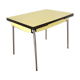 Table en formica jaune