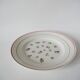 Plat rond digoin sarreguemines rose et vert 1940