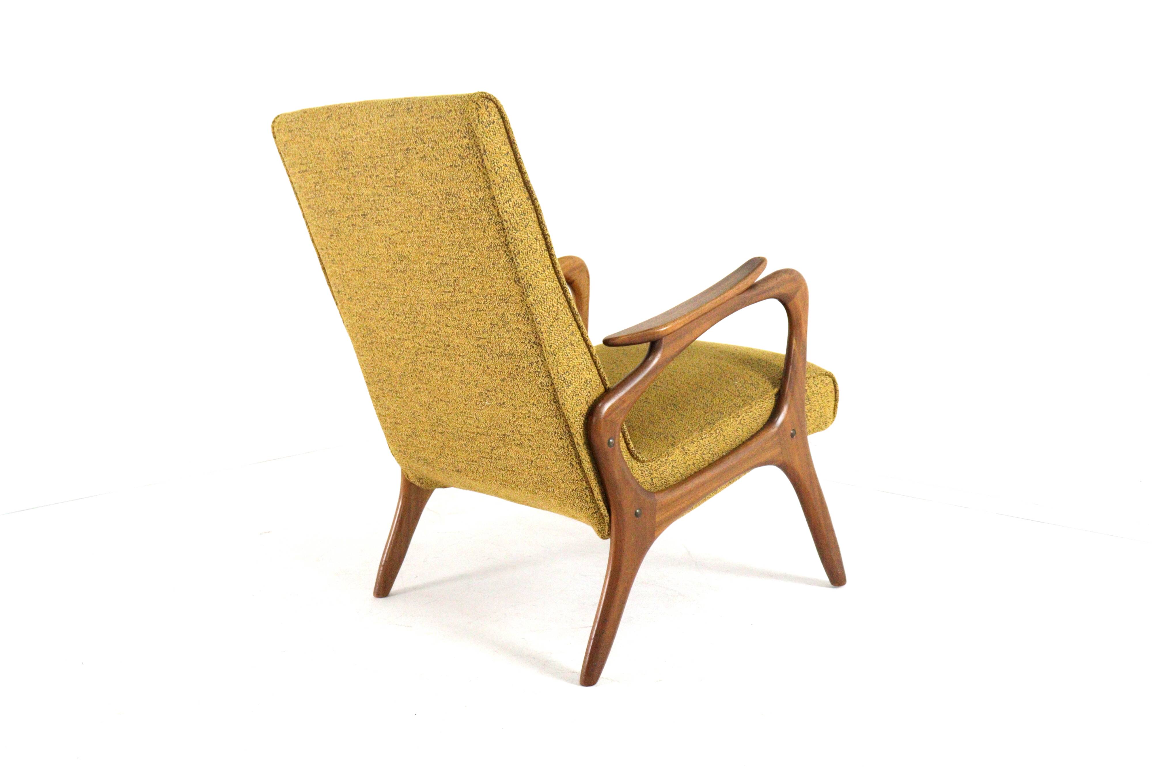 Armchair 'Rondeling'  yellow | 2 pieces in stock - dutch mid century modern