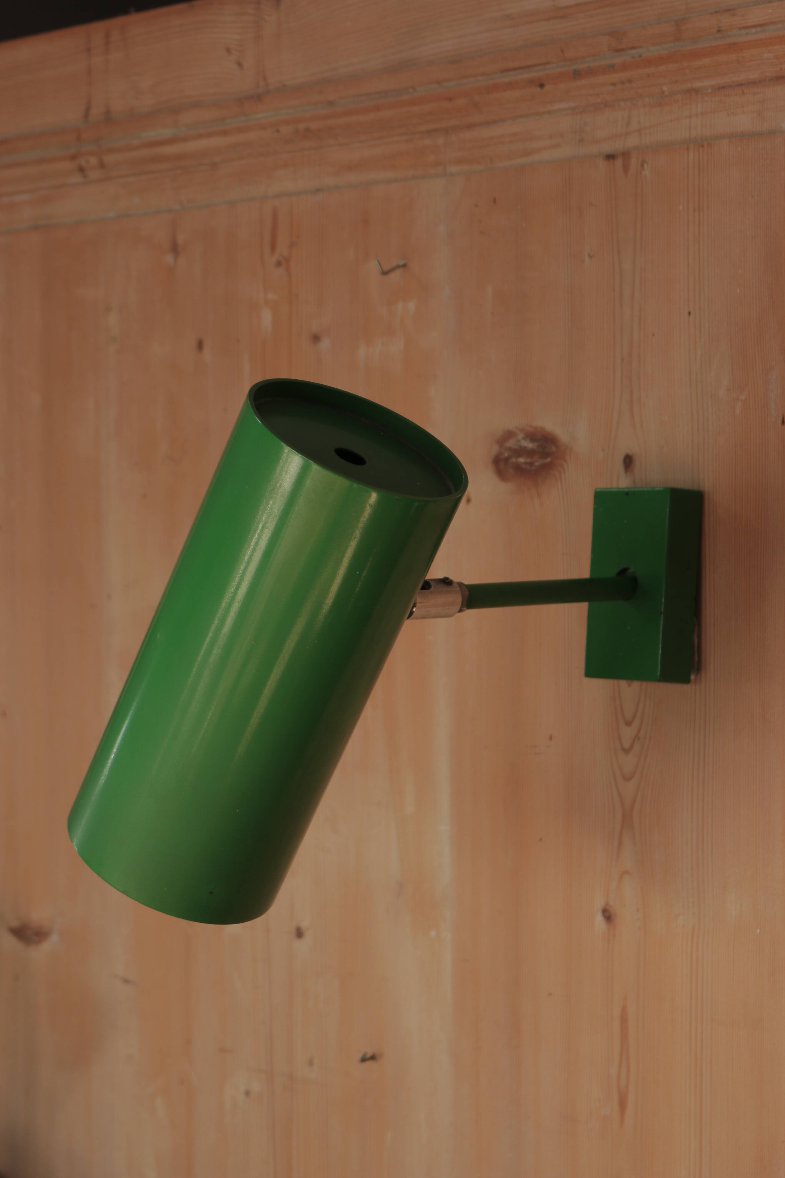 Vintage green wall lights