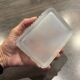 Art Deco cigarette box in frosted satin glass Barolac