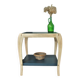 Art Deco trolley 50s wood and petrol blue