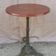 Vintage bistrot table "brown top"