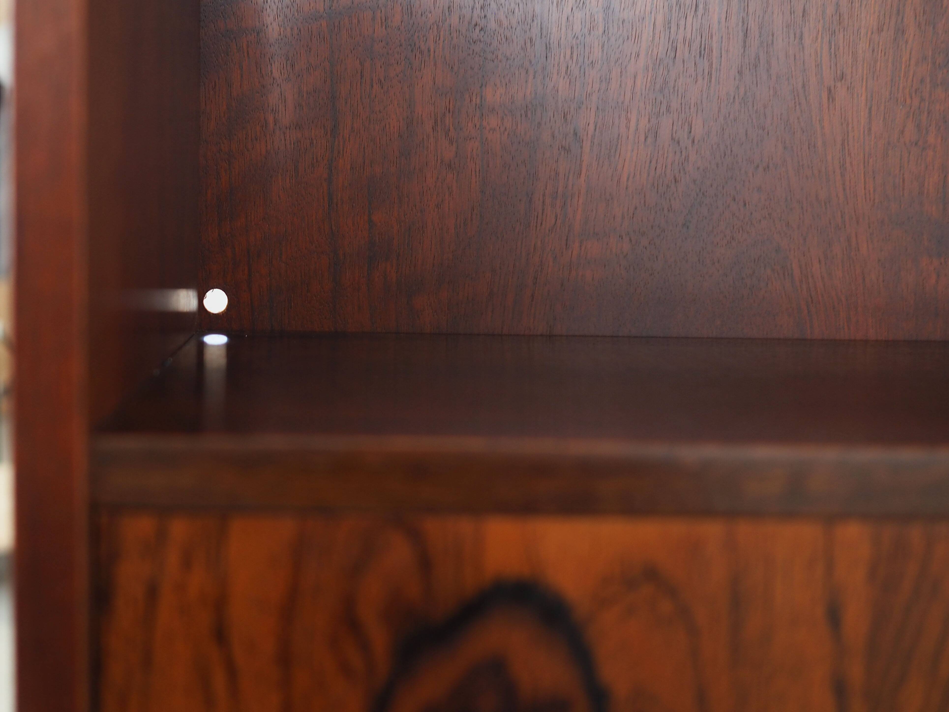 Rosewood bookcase, Danish design, 1970s, production: Farsø Møbelfabrik