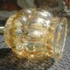 Vintage Amber Glass Bubble Suspension 70s
