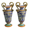 Pair of vases Baluster with snakes Italy 50