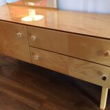 Dressing table in a 1.20m x 1.70m and vintage mirror, 1960's
