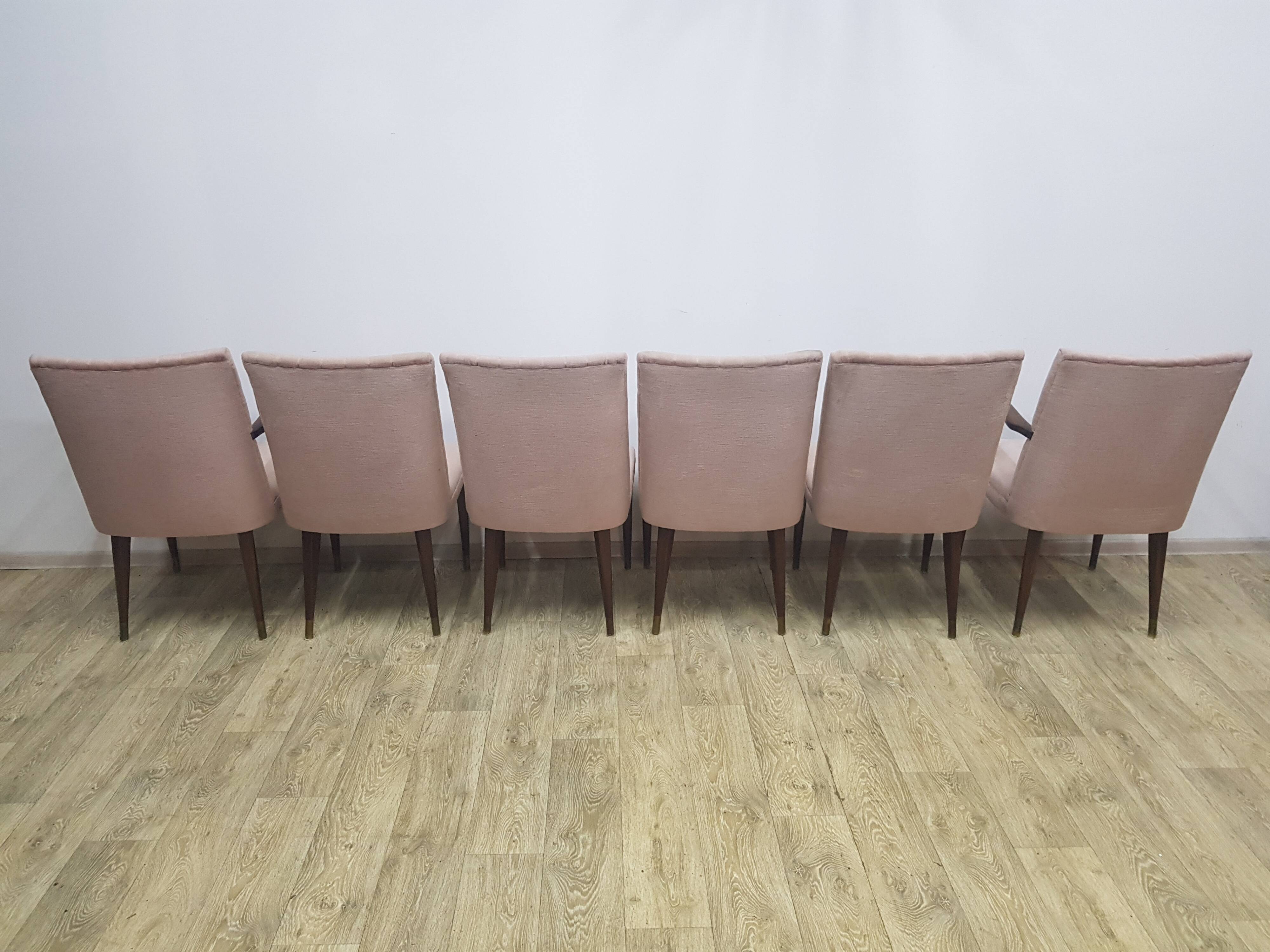 Mid-Century, Table and chair set, 1960s/70s.