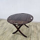 Vintage mahogany table, England, 1970s.