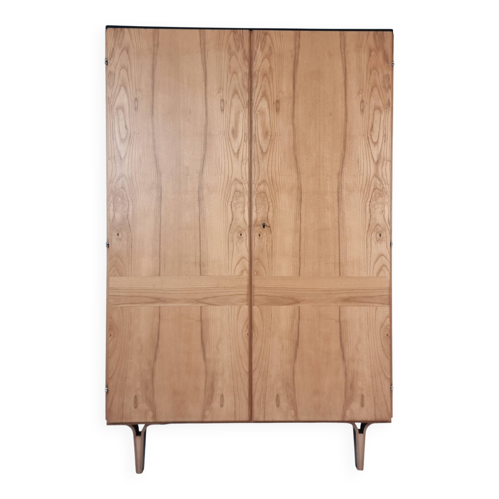 Vintage dining table in ash, 1960s