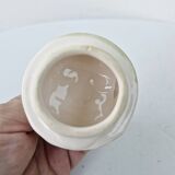 Vintage Ceramic Teapot Tisane Barbotine Apple Apple Tree