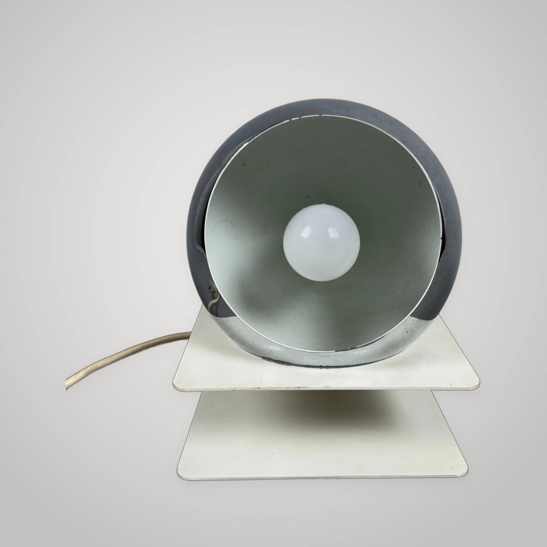 Metal Table Lamp Orb Eye Goffredo Reggiani Design Space Age Years '