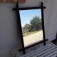 Miroir bois imitation bambou 79 x60 cm