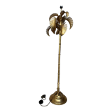 Golden palm floor lamp 70s