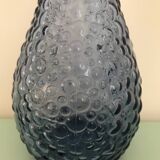 Carafe empoli purple mauve small bubbles hobnail