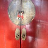 Red chinese cupboard