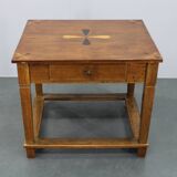 1930s Restored Antique Oak Table, Czechoslovakia