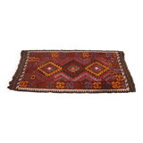 Vintage Maimana rug, handmade, Afghanistan mid century