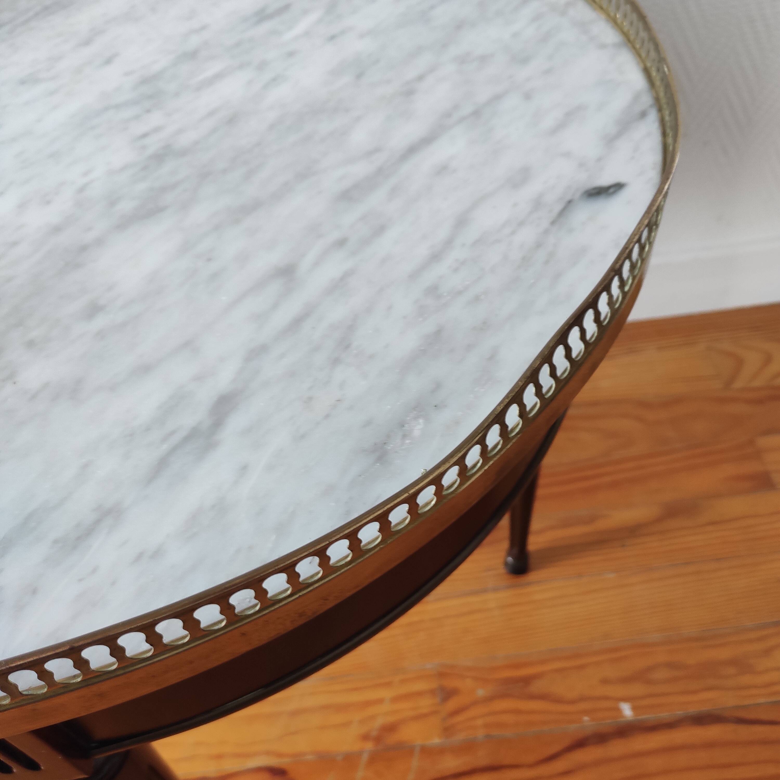 Table bouillotte, milieu XXème