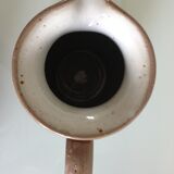 Pitcher ball in varnished beige cermic 60/70 years