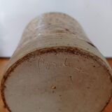 Sandstone box of La borne signed Bodin