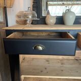 Black low buffet