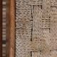 Paire de chaises bois et corde